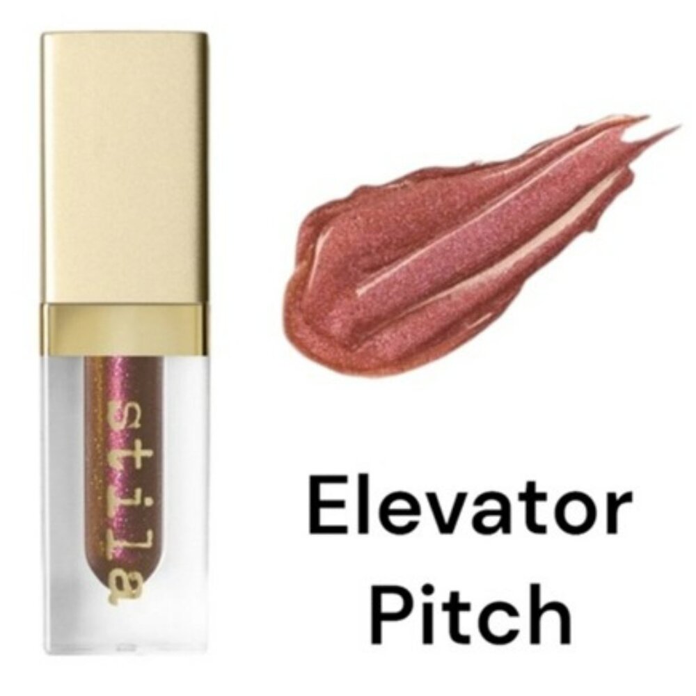 Stila Beauty Boss Lip Gloss in Elevator Pitch, MINI SIZE, New Sealed Tube